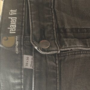Carhartt Men's Relaxed Fit Gray Jeans work pants